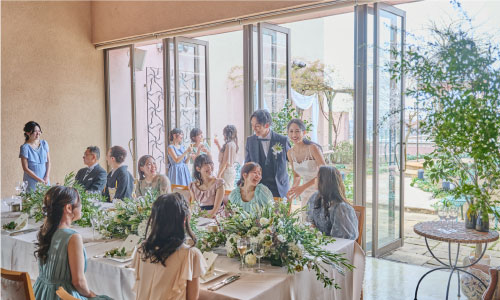 家族だけの結婚式プラン